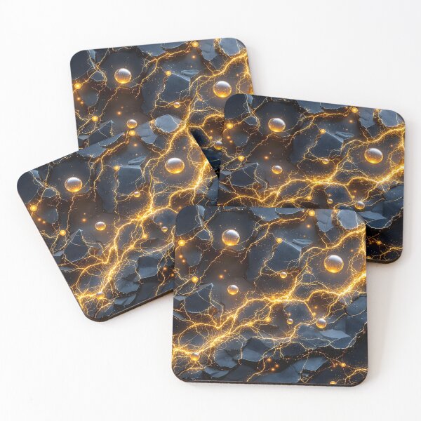 Item preview, Electric Energy Flow – Futuristic Lightning Abstract Art designed and sold by eyeconart.