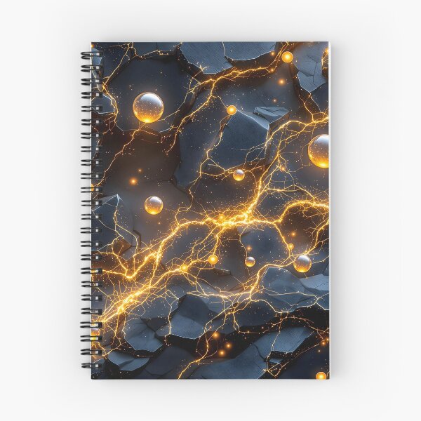 Item preview, Electric Energy Flow – Futuristic Lightning Abstract Art designed and sold by eyeconart.