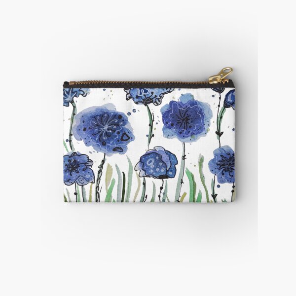 Item preview, Blue flowers designed and sold by MoSiArts.