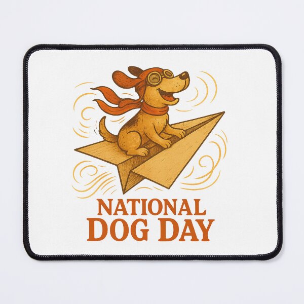Item preview, National Dog Day Adventure Pup Tee designed and sold by Linea.R .