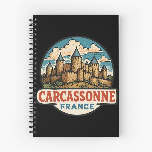 Item preview, Carcassone France Retro Travel designed and sold by TomFrontierArt.