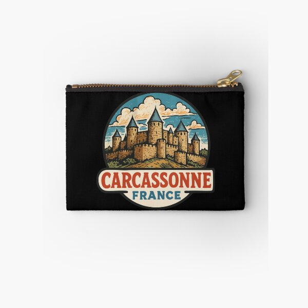 Item preview, Carcassone France Retro Travel designed and sold by TomFrontierArt.