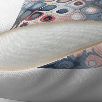 Alternate view of Abstract Pastel Shapes Pattern Throw Pillow