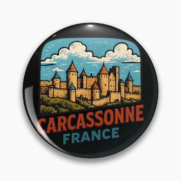 Item preview, Carcassone France Retro designed and sold by TomFrontierArt.