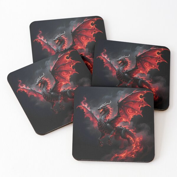 Item preview, Flame-Winged Shadow Dragon designed and sold by LuckCraftStudio.