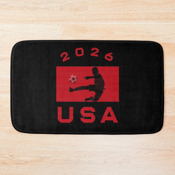 Item preview, USA Soccer 2026 Player Silhouette Athletic Design designed and sold by cabana.space.