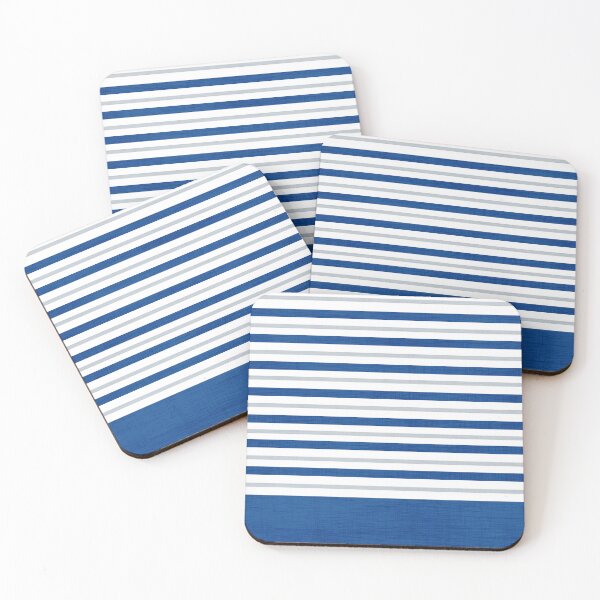 Item preview, Blue Med Stripes designed and sold by SpeareCreations.