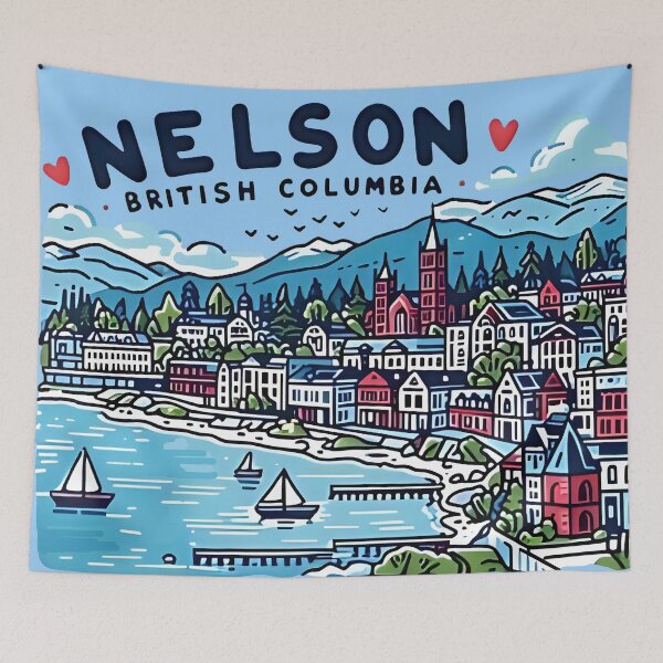 Item preview, Nelson BC Canada  designed and sold by HowToCanadian.