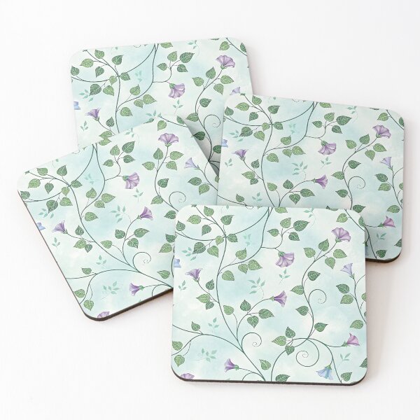 Item preview, Delicate Vines with Purple Blooms designed and sold by Zatch-Bell.