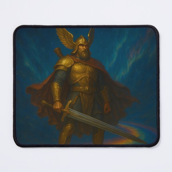 Item preview, Heimdall on the Rainbow Bridge designed and sold by NorseDrip.
