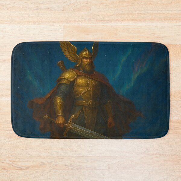 Item preview, Heimdall on the Rainbow Bridge designed and sold by NorseDrip.