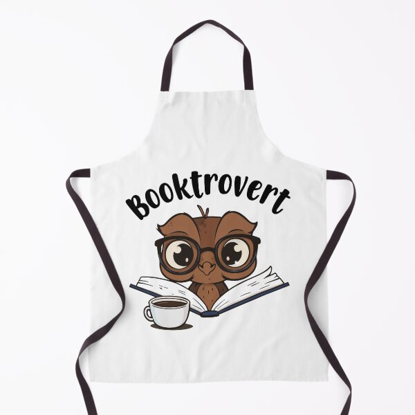 Item preview, Booktrovert owl with book and coffee designed and sold by HandicraftArt.