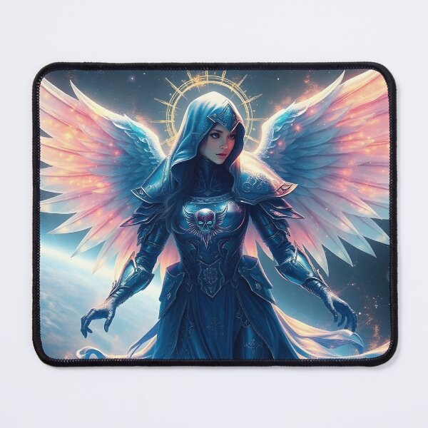 Item preview, Ethereal Galactic Female Angel cloaked in hues of cosmic stardust designed and sold by girishf.