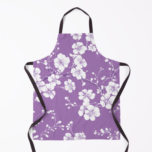 Item preview, Light Purple White Cherry Blossom Pattern designed and sold by GrinGalore.