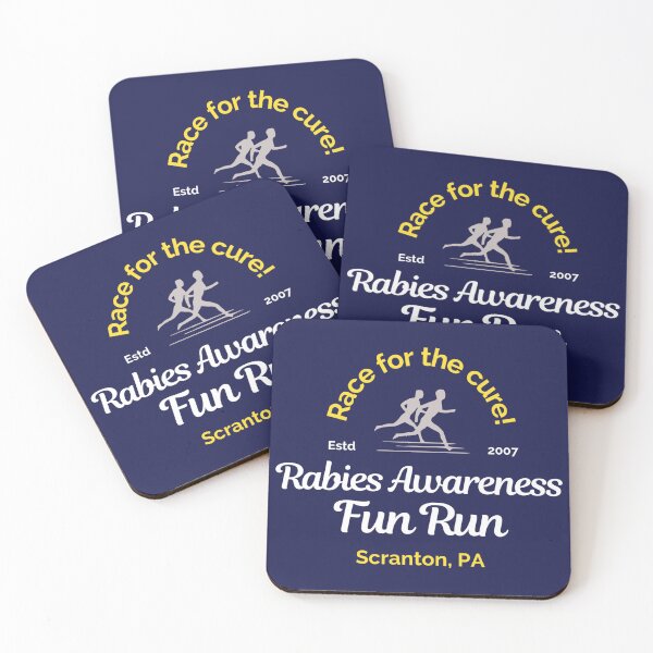 Item preview, Rabies fun run, the office, Michael Scott, dunder mifflin designed and sold by GeekRagz.