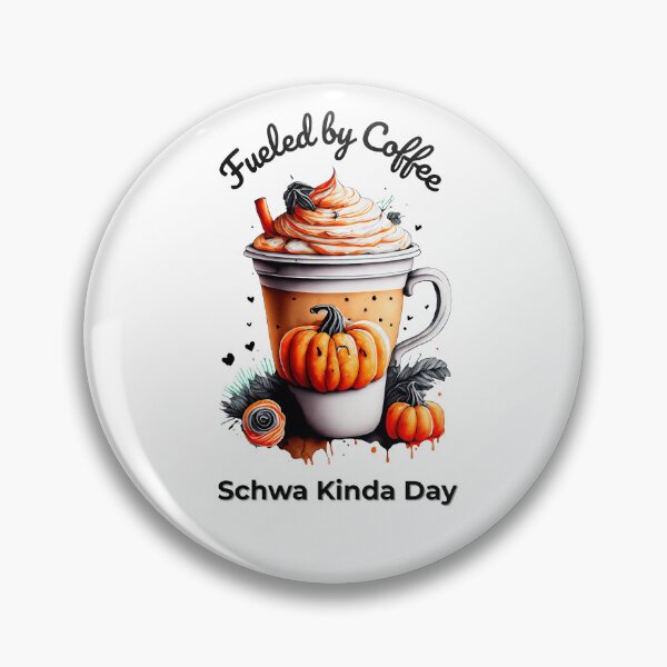 Item preview, Fueled by Coffee Funny Schwa Teacher Life Gift designed and sold by 2SassyBritts.
