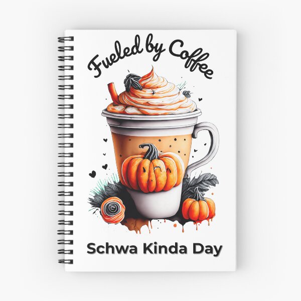Item preview, Fueled by Coffee Funny Schwa Teacher Life Gift designed and sold by 2SassyBritts.