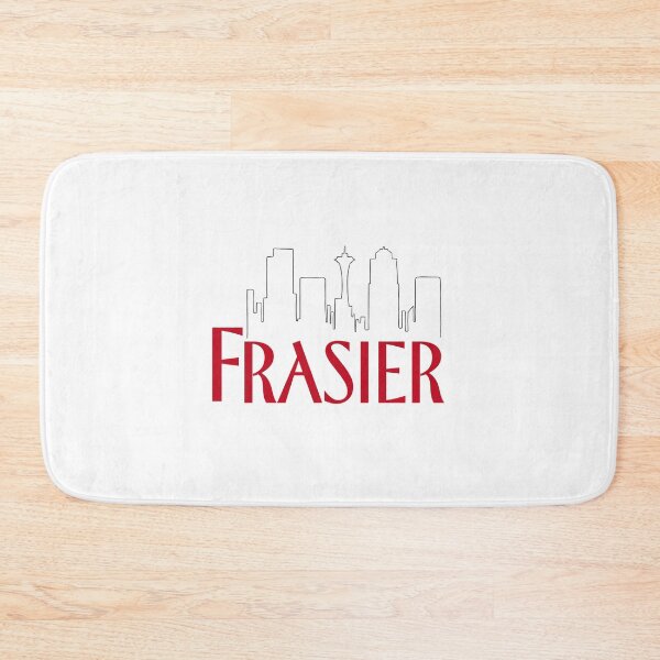 Item preview, Frasier crane, Frasier show, kacl radio, Seattle skyline, 90s sitcom designed and sold by GeekRagz.