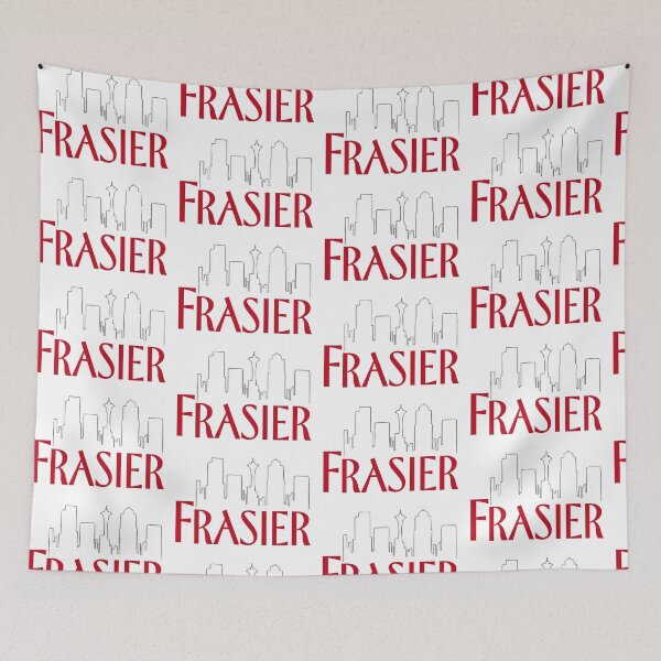 Item preview, Frasier crane, Frasier show, kacl radio, Seattle skyline, 90s sitcom designed and sold by GeekRagz.