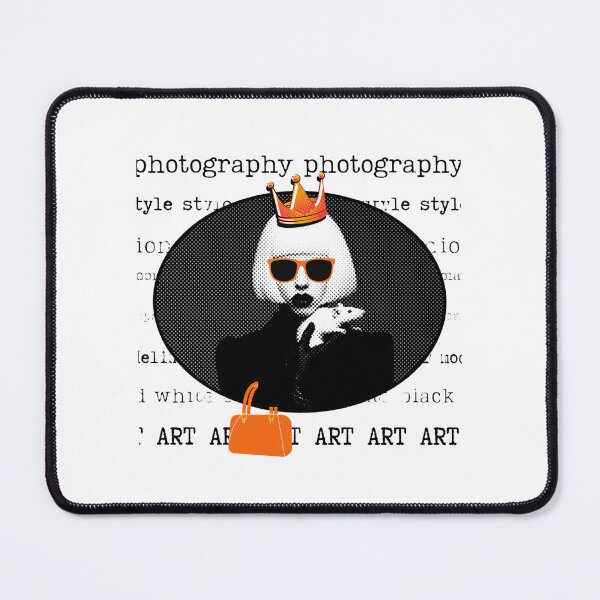 Item preview, Art with cartoon elements, black white and orange artwork with a rat designed and sold by silent-violin.