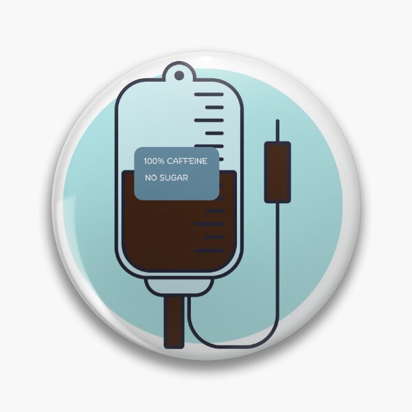 Item preview, Caffeine Drip – 100% Energy, No Sugar designed and sold by Bee'sDesigns.