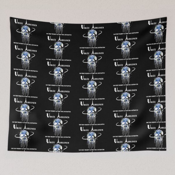 Item preview, Volee airlines, final destination, horror movies designed and sold by GeekRagz.