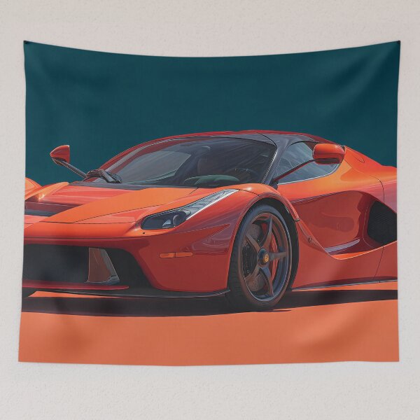 Item preview, Pop Art Ferrari LaFerrari – Modern Supercar Wall Art for Car Enthusiasts designed and sold by AutoPopStudio.