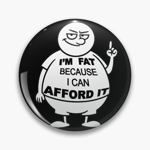 Item preview, Funny Fat Stickman-Sarcastic Plus Size Humor designed and sold by PictorGraf.
