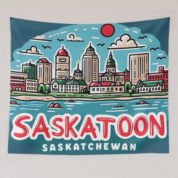 Item preview, Saskatoon Saskatchewan Canada  designed and sold by HowToCanadian.
