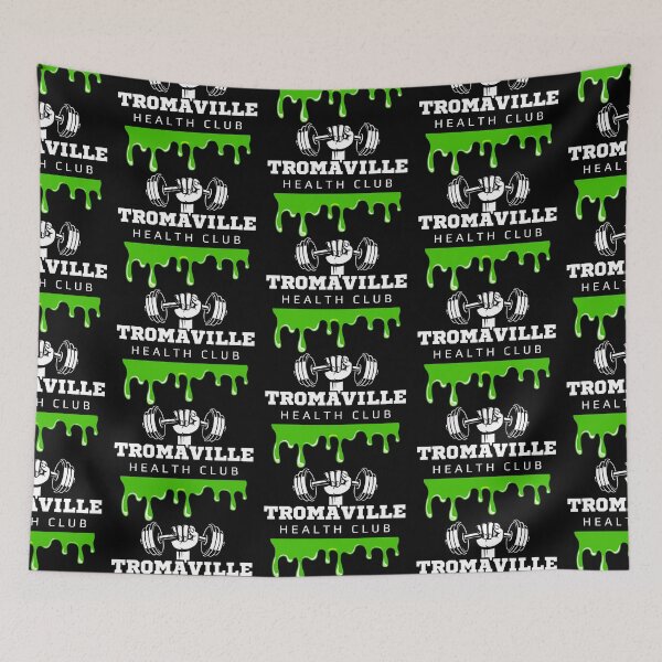 Item preview, Tromaville health club, toxic avenger, cult horror films, troma  designed and sold by GeekRagz.