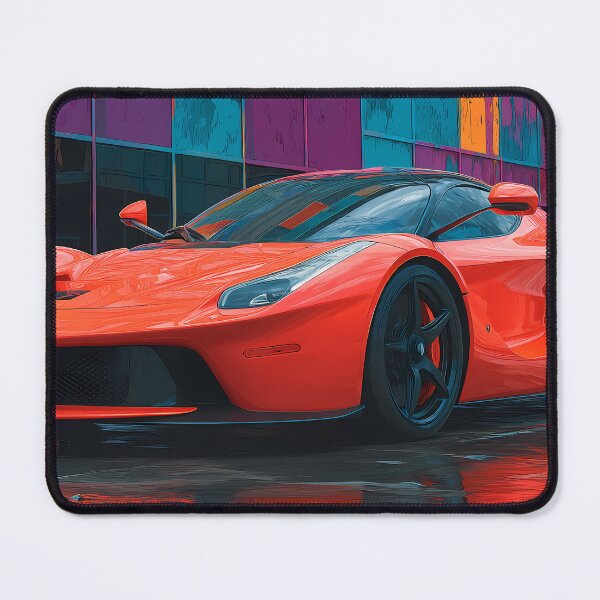 Item preview, Pop Art Ferrari LaFerrari – Luxury Supercar Wall Print designed and sold by AutoPopStudio.