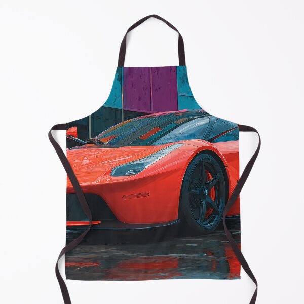 Item preview, Pop Art Ferrari LaFerrari – Luxury Supercar Wall Print designed and sold by AutoPopStudio.