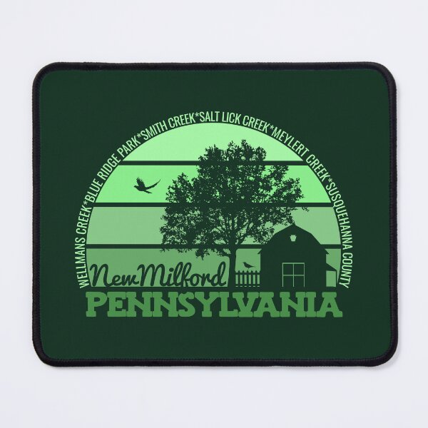 Item preview, New Milford Pennsylvania Sunset Retro Vintage Local Pride Logo designed and sold by CRHPOD20.