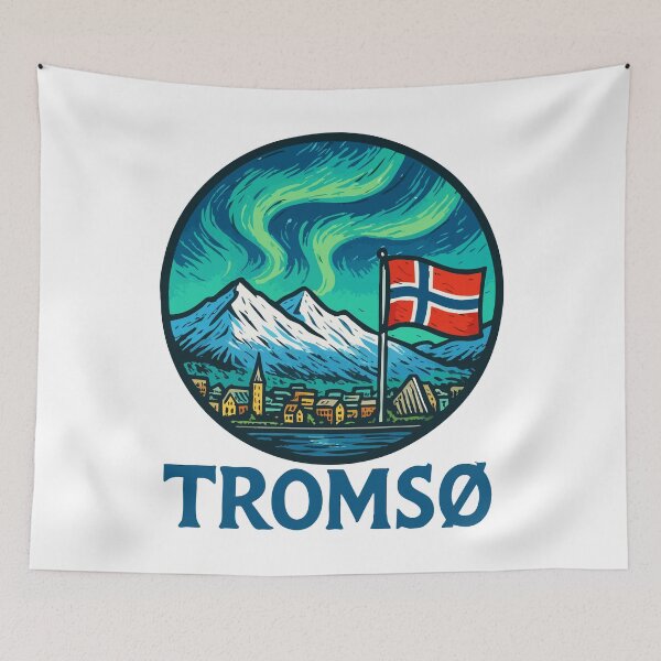Item preview, Tromso Norway Travel designed and sold by TomFrontierArt.