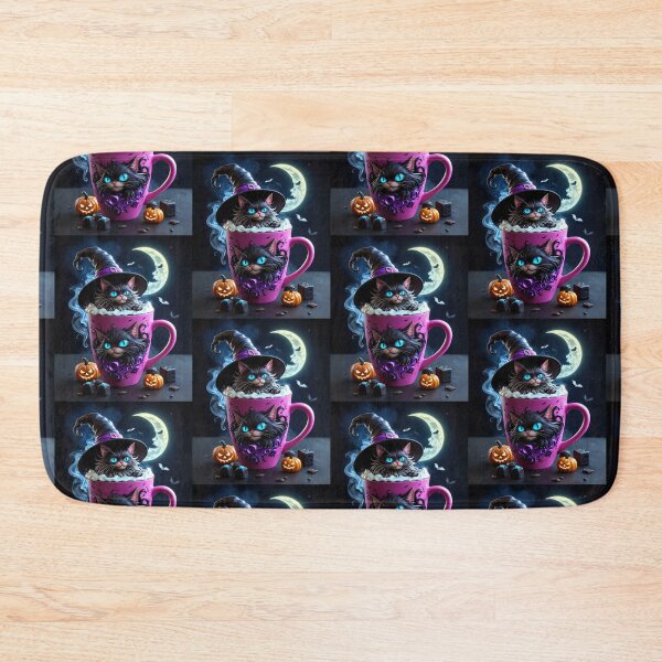 Item preview, Witch's Familiar Brew: A Mystic Black Cat & Magic Mug designed and sold by CamillaCreation.