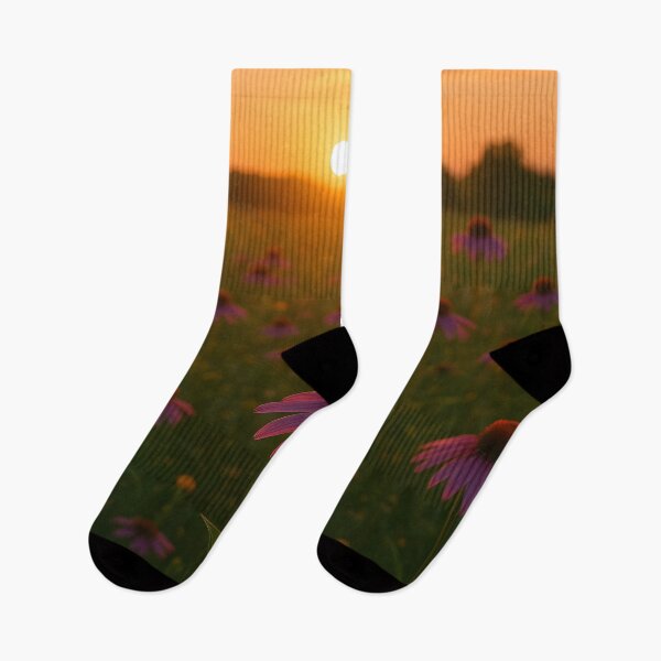 Item preview, Coneflowers at Sunset in Meadow designed and sold by SassyArtistry.