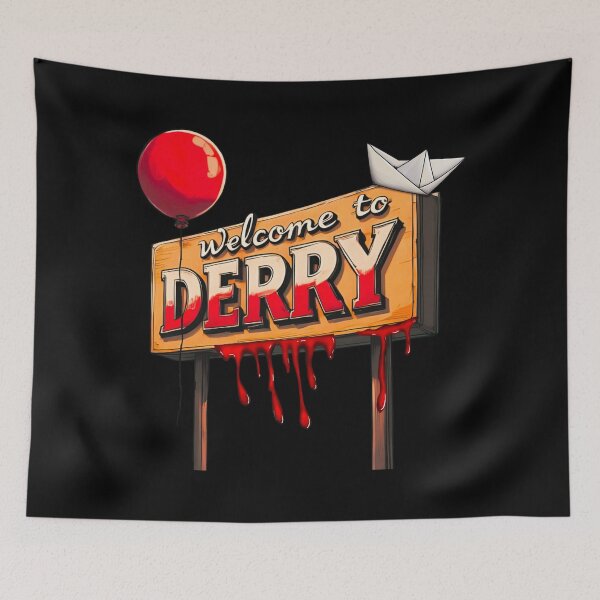Item preview, Darry, welcome to, Stephen king, It, pennywise clown, losers club designed and sold by GeekRagz.