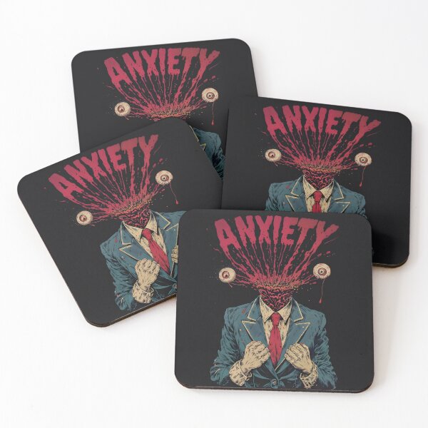 Item preview, Anxiety Explosion – Surreal Mental Health Expression - explosive emotions series designed and sold by pixelated_echoes.
