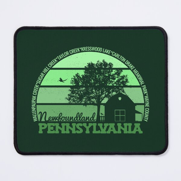 Item preview, Newfoundland Pennsylvania Sunset Retro Vintage Local Pride Logo designed and sold by CRHPOD20.