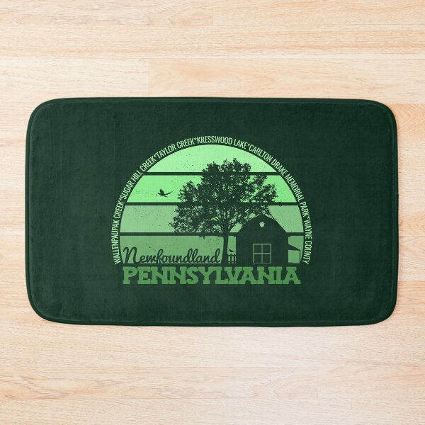 Item preview, Newfoundland Pennsylvania Sunset Retro Vintage Local Pride Logo designed and sold by CRHPOD20.