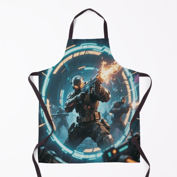 Item preview, Cyber Elite Soldier – Futuristic Sci-Fi Battle Warrior designed and sold by A2JRetro.