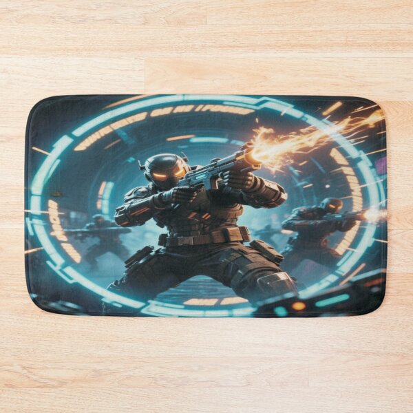 Item preview, Cyber Elite Soldier – Futuristic Sci-Fi Battle Warrior designed and sold by A2JRetro.