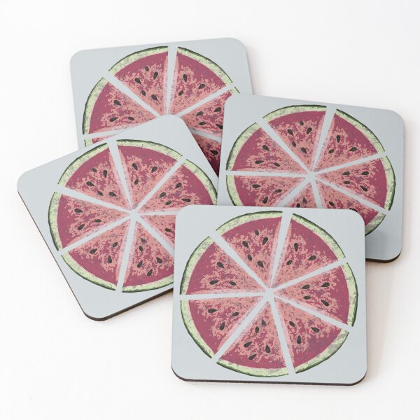 Item preview, Fanny watermelon pieces in the shape of a circle 7 designed and sold by artoriginal.