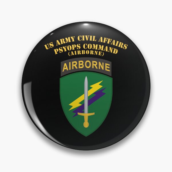 Item preview, SOF - USACAPOC SSI w Txt designed and sold by Military Insignia Products.
