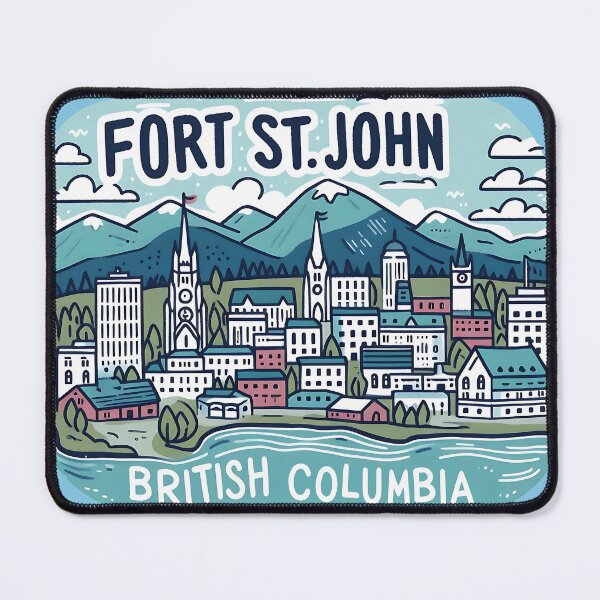 Item preview, Fort St John BC Canada designed and sold by HowToCanadian.