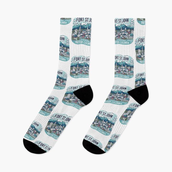 Item preview, Fort St John BC Canada  designed and sold by HowToCanadian.
