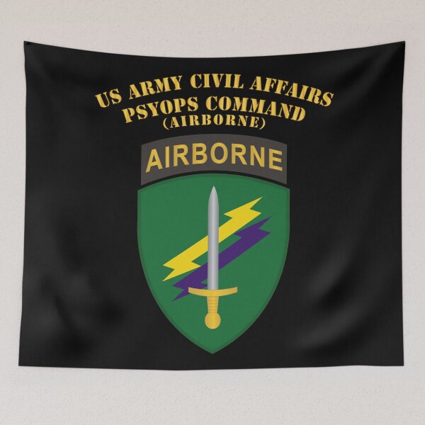 Item preview, SOF - USACAPOC SSI w Txt designed and sold by Military Insignia Products.