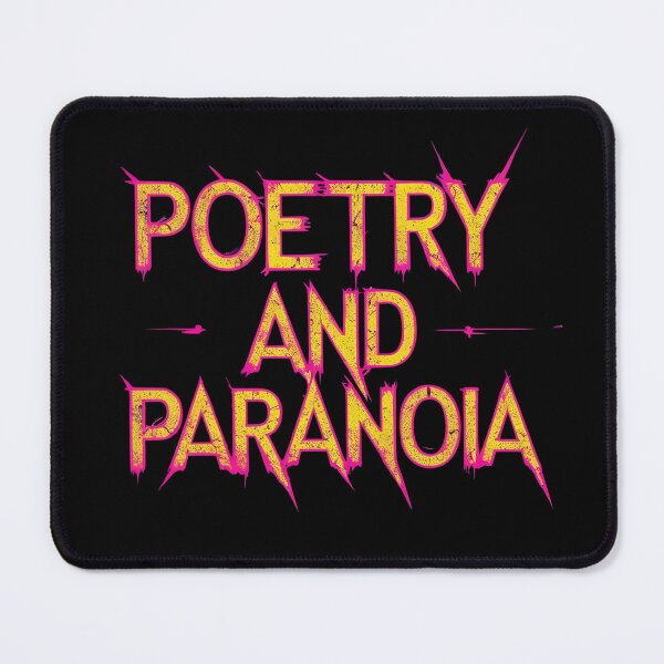 Item preview, Poetry and paranoia designed and sold by whatthefoxsays.