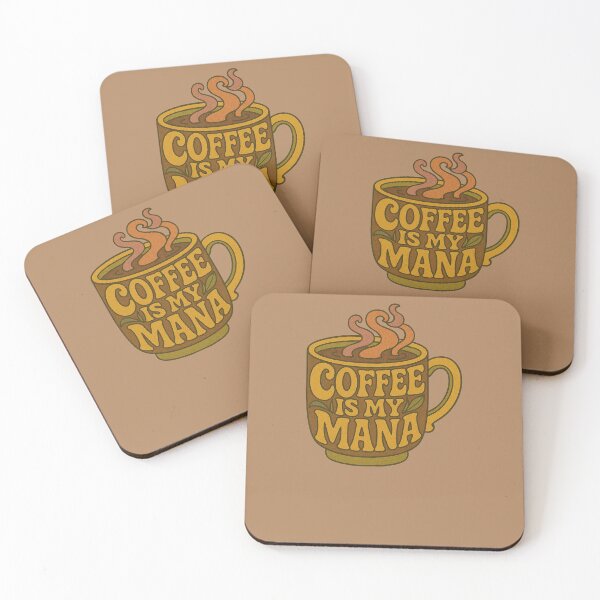 Item preview, Coffee is my Mana designed and sold by FrictionMaxxing.