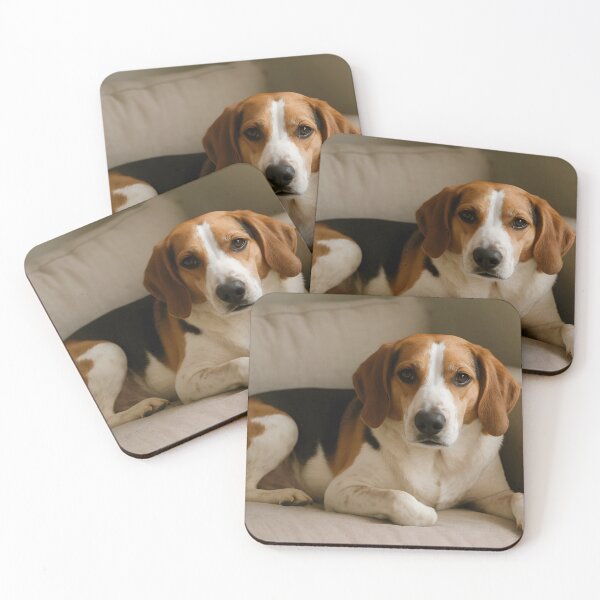 Item preview, Calm Beagle Mix Relaxing on Sofa designed and sold by SassyArtistry.